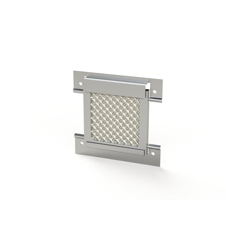 Saginaw Control & Engineering Filter, 4 in. H x 4 in. W x 1/2 in. L, Aluminum SCE-FLT33